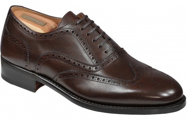 Fullbrogue in Dunkelbraun Modell Maurizio