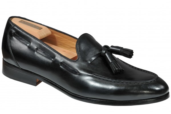 Tassel Loafer in Schwarz Modell Franco